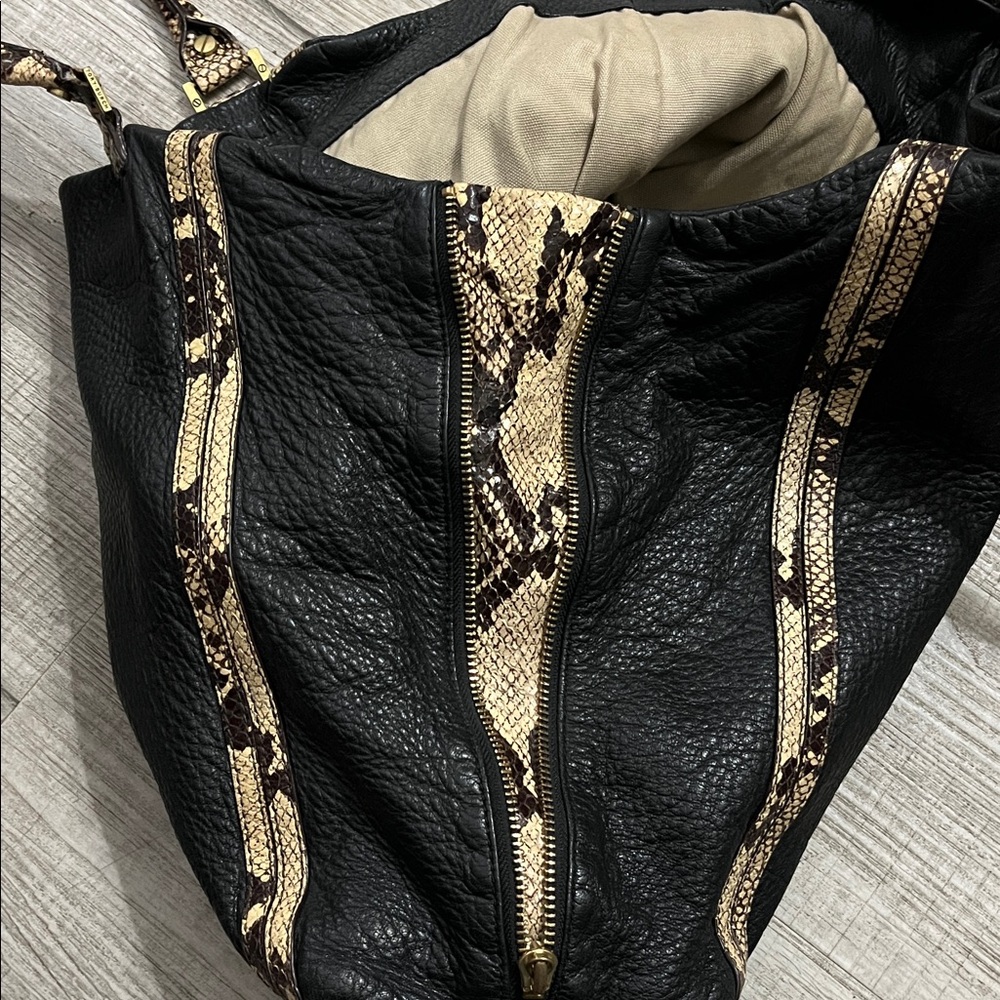 Tory Burch Leather Python print Tote Bag - image 10